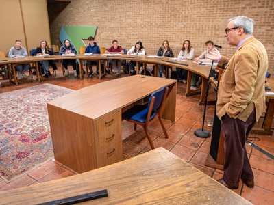 Class in Gorman Lecture Center